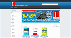 Desktop Screenshot of ecardmodels.com